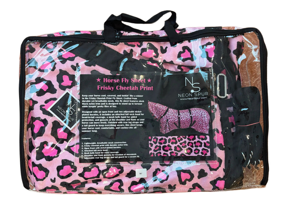 Catty Cowgirl Mid-Weight Fly Sheet with Attached Neck Cover